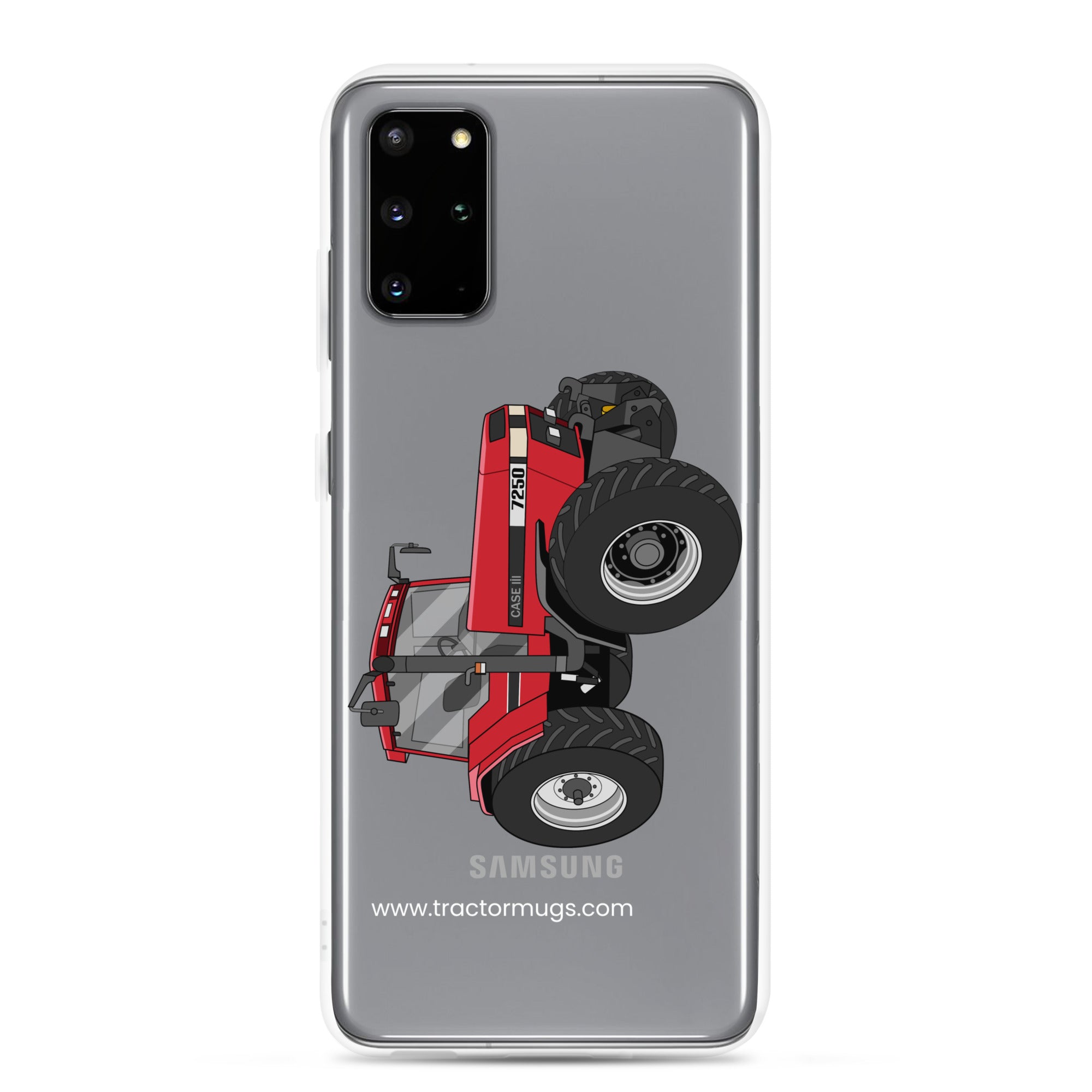 The Tractor Mugs Store Samsung Galaxy S20 Plus Case IH 7250 | Clear Case for Samsung® Quality Farmers Merch