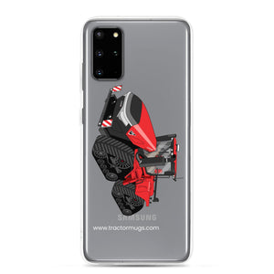 The Tractor Mugs Store Samsung Galaxy S20 Plus Case IH Quadtrac 715 | Clear Case for Samsung® Quality Farmers Merch