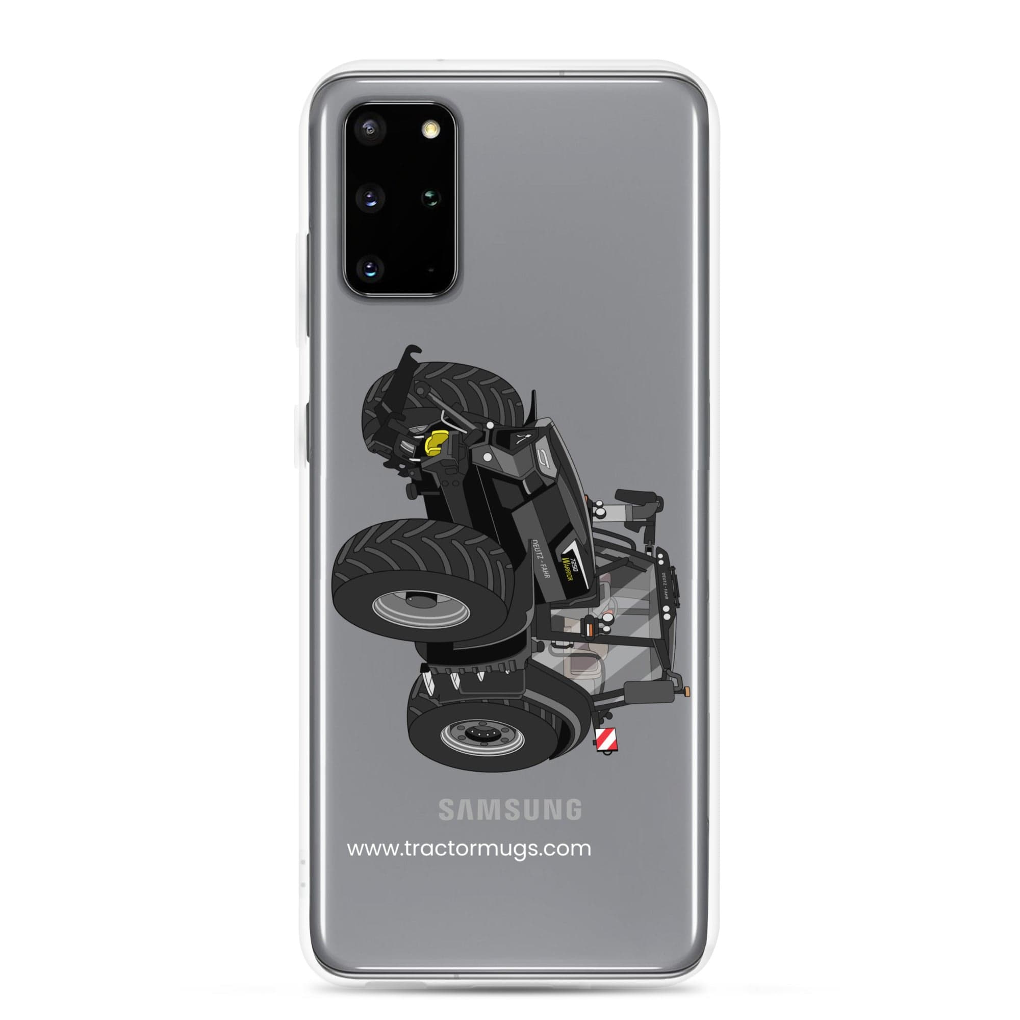 The Tractor Mugs Store Samsung Galaxy S20 Plus Deutz-Fahr 7250 TTV Warrior Edition | Clear Case for Samsung® Quality Farmers Merch