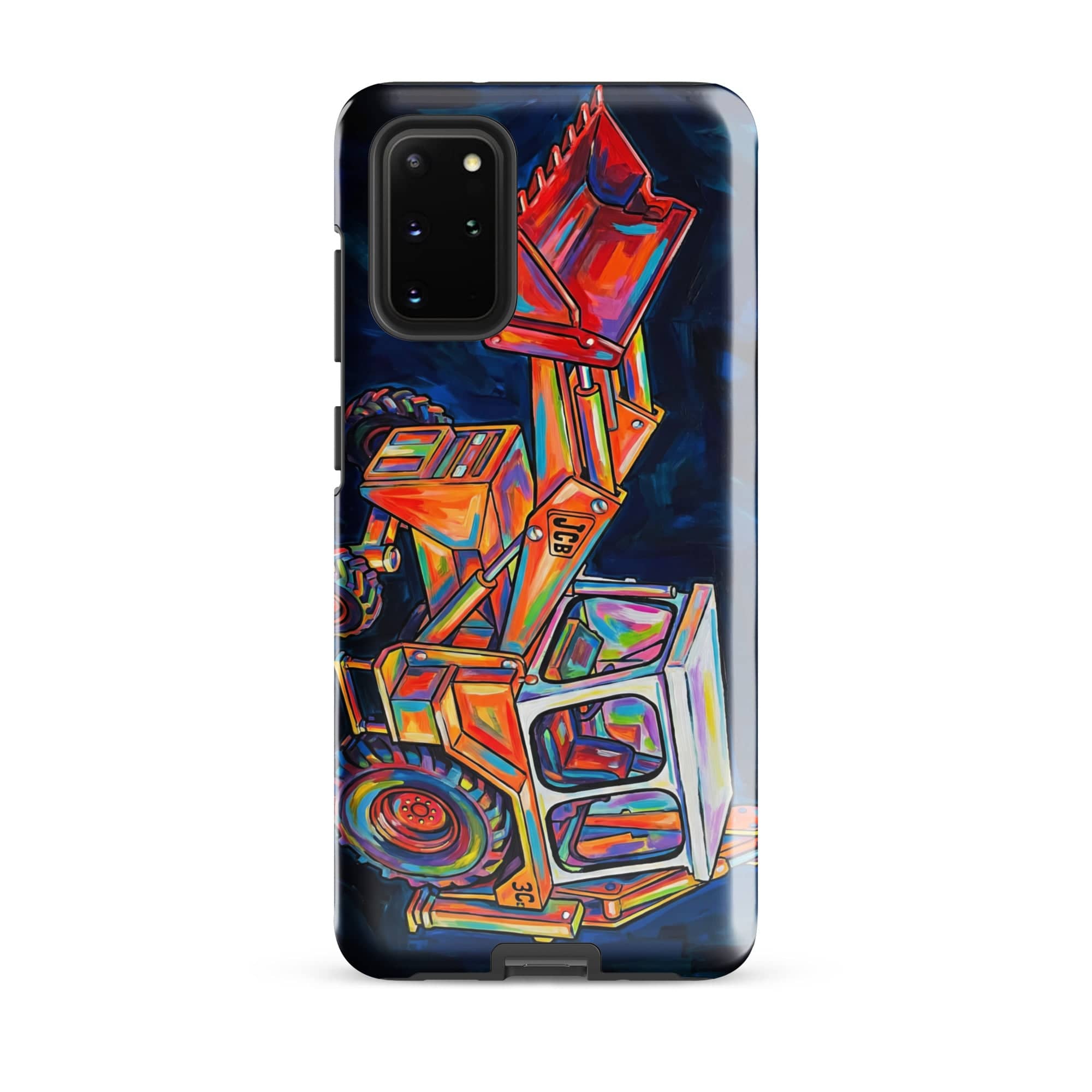 The Tractor Mugs Store Samsung Galaxy S20 Plus JCB 3C II | Splash Art Tough case for Samsung® Quality Farmers Merch
