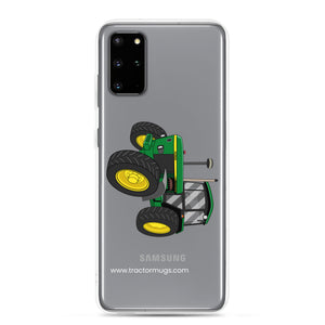 The Tractor Mugs Store Samsung Galaxy S20 Plus John Deere 3350 4WD | Clear Case for Samsung® Quality Farmers Merch