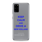 The Tractor Mugs Store Samsung Galaxy S20 Plus Keep Calm New Holland | Clear Case for Samsung® Quality Farmers Merch