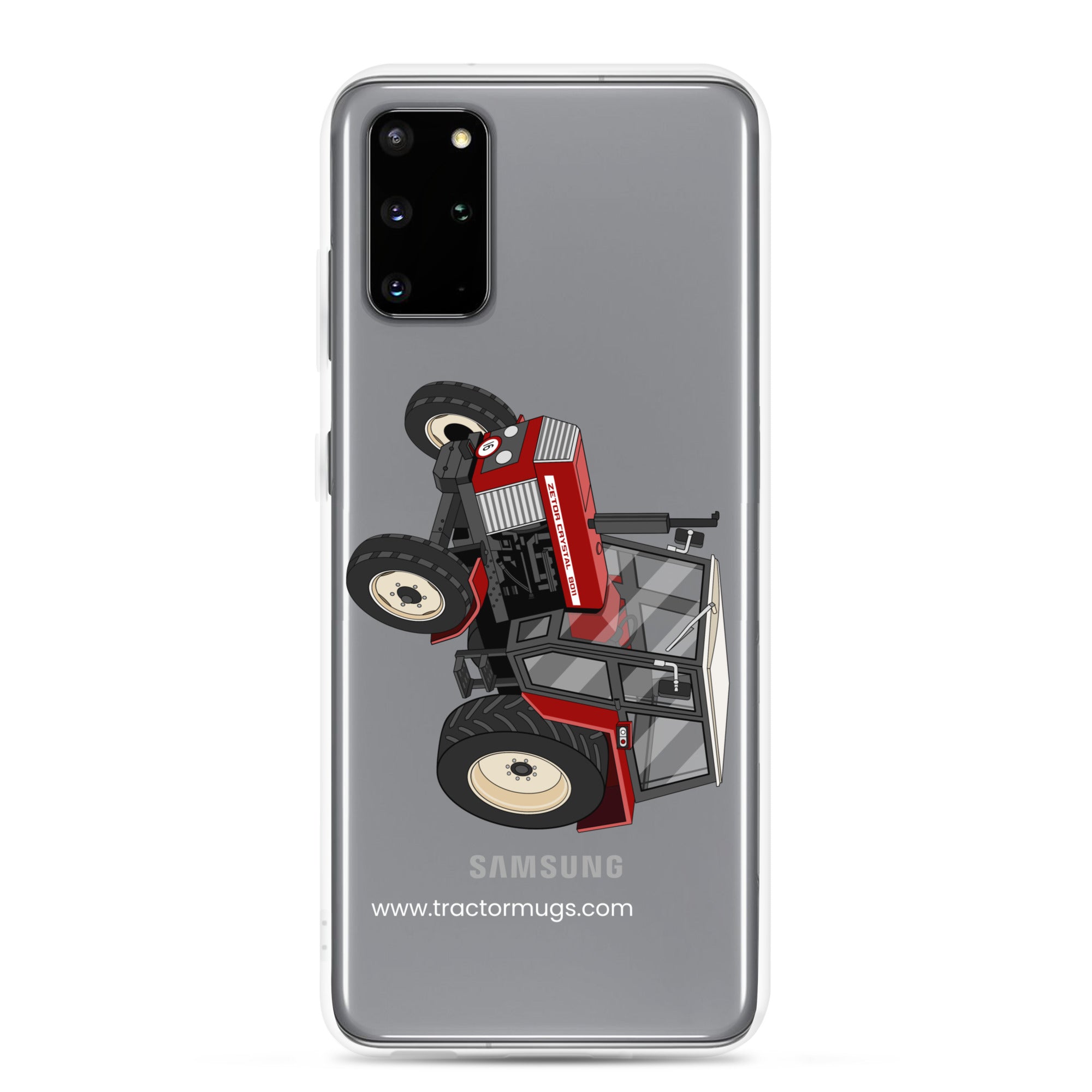 The Tractor Mugs Store Samsung Galaxy S20 Plus Zetor Crystal 8011 | Clear Case for Samsung® Quality Farmers Merch