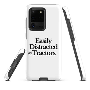 The Tractor Mugs Store Samsung Galaxy S20 Ultra EASILY DISTRACTED BY TRACTORS | Tough case for Samsung® Quality Farmers Merch