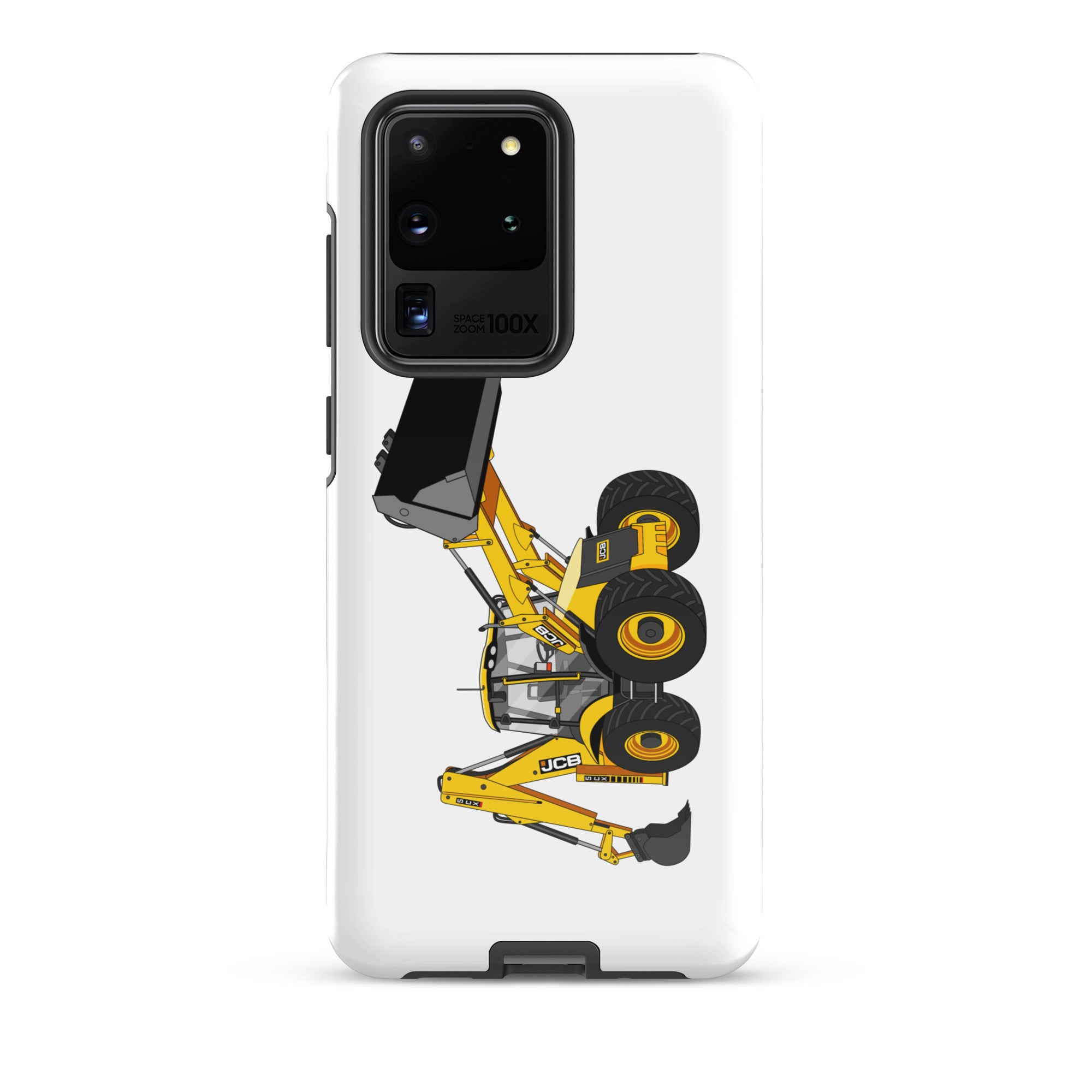 The Tractor Mugs Store Samsung Galaxy S20 Ultra JCB 5CX Backhoe | Tough case for Samsung® Quality Farmers Merch