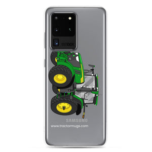 The Tractor Mugs Store Samsung Galaxy S20 Ultra John Deere 7R 350 Auto Power | Clear Case for Samsung® Quality Farmers Merch