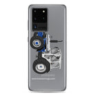 The Tractor Mugs Store Samsung Galaxy S20 Ultra Jubilee Edition Silver Tractor | Clear Case for Samsung® Quality Farmers Merch
