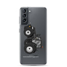 The Tractor Mugs Store Samsung Galaxy S21 Case IH 195 CVX Black | Clear Case for Samsung® Quality Farmers Merch