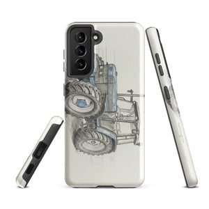 The Tractor Mugs Store Samsung Galaxy S21 FE Ford 8340 Pencil Sketch | Tough case for Samsung® Quality Farmers Merch