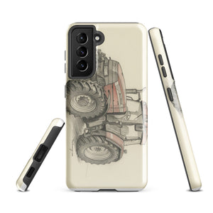 The Tractor Mugs Store Samsung Galaxy S21 FE McCormick MTX 150 Signature Edition Pencil Sketch | Tough case for Samsung® Quality Farmers Merch