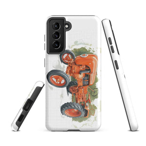 The Tractor Mugs Store Samsung Galaxy S21 FE Porsche Diesel A111 Watercolor | Tough case for Samsung® Quality Farmers Merch