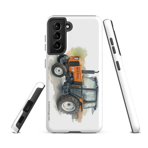 The Tractor Mugs Store Samsung Galaxy S21 FE Renault 65-32 MX Watercolor | Tough case for Samsung® Quality Farmers Merch