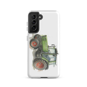The Tractor Mugs Store Samsung Galaxy S21 Fendt Farmer 308 C Watercolor | Tough case for Samsung® Quality Farmers Merch