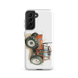The Tractor Mugs Store Samsung Galaxy S21 FIAT 110-90 DT Watercolor | Tough case for Samsung® Quality Farmers Merch