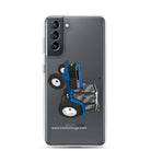 The Tractor Mugs Store Samsung Galaxy S21 Ford 6640 2WD | Clear Case for Samsung® Quality Farmers Merch