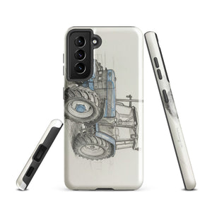 The Tractor Mugs Store Samsung Galaxy S21 Ford 8340 Pencil Sketch | Tough case for Samsung® Quality Farmers Merch
