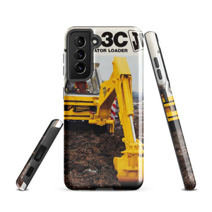 The Tractor Mugs Store Samsung Galaxy S21 JCB 3C II Advert | Tough case for Samsung® Quality Farmers Merch