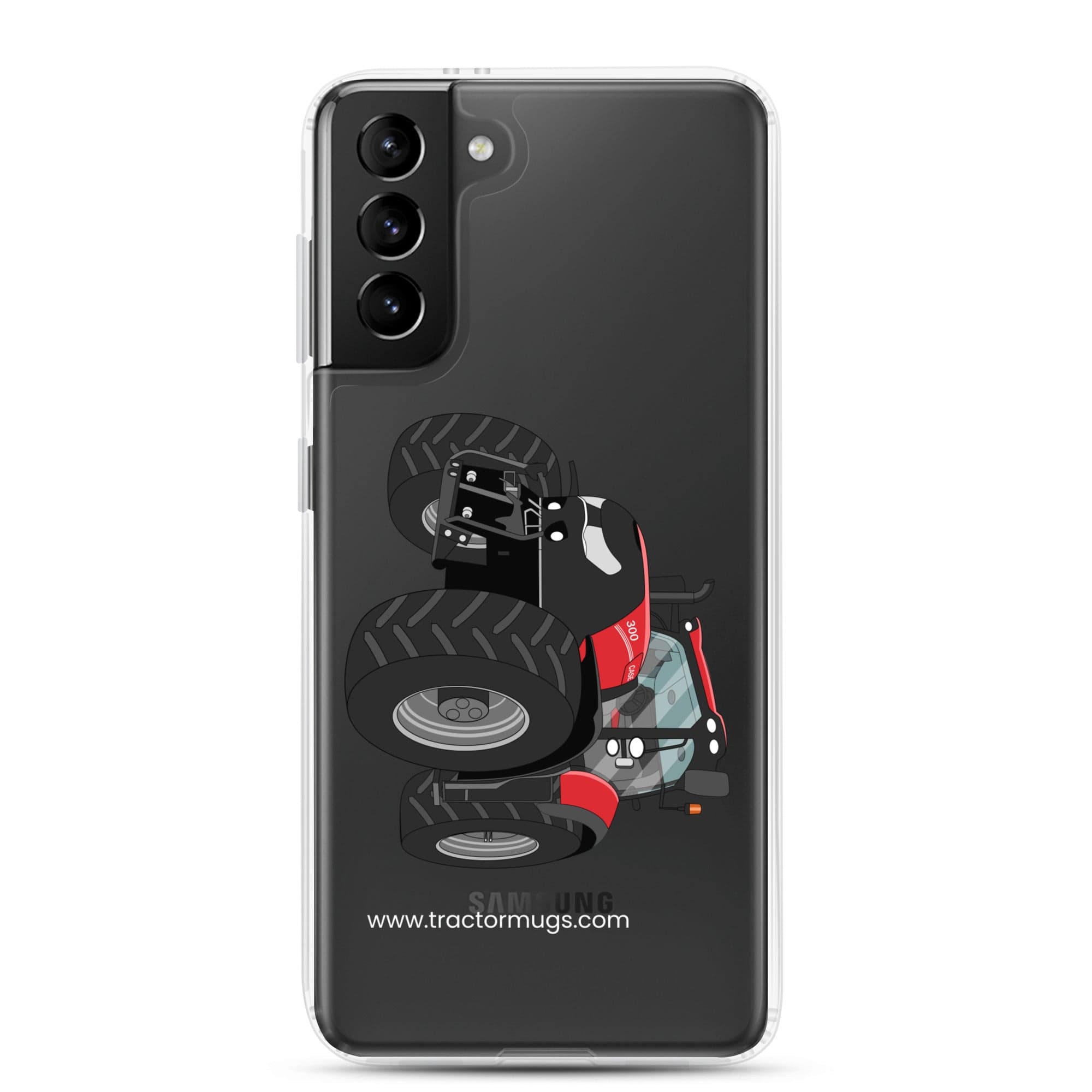 The Tractor Mugs Store Samsung Galaxy S21 Plus Case IH Optum 300 CVX | Clear Case for Samsung® Quality Farmers Merch