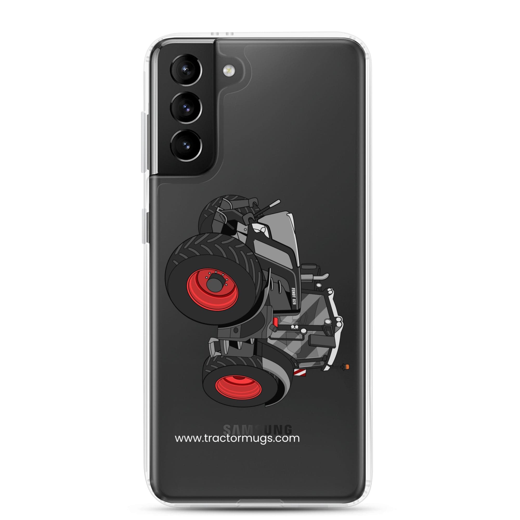 The Tractor Mugs Store Samsung Galaxy S21 Plus Fendt 828 Profi Black Beauty | Clear Case for Samsung® Quality Farmers Merch