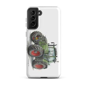 The Tractor Mugs Store Samsung Galaxy S21 Plus Fendt Favorit 818 Watercolor | Tough case for Samsung® Quality Farmers Merch