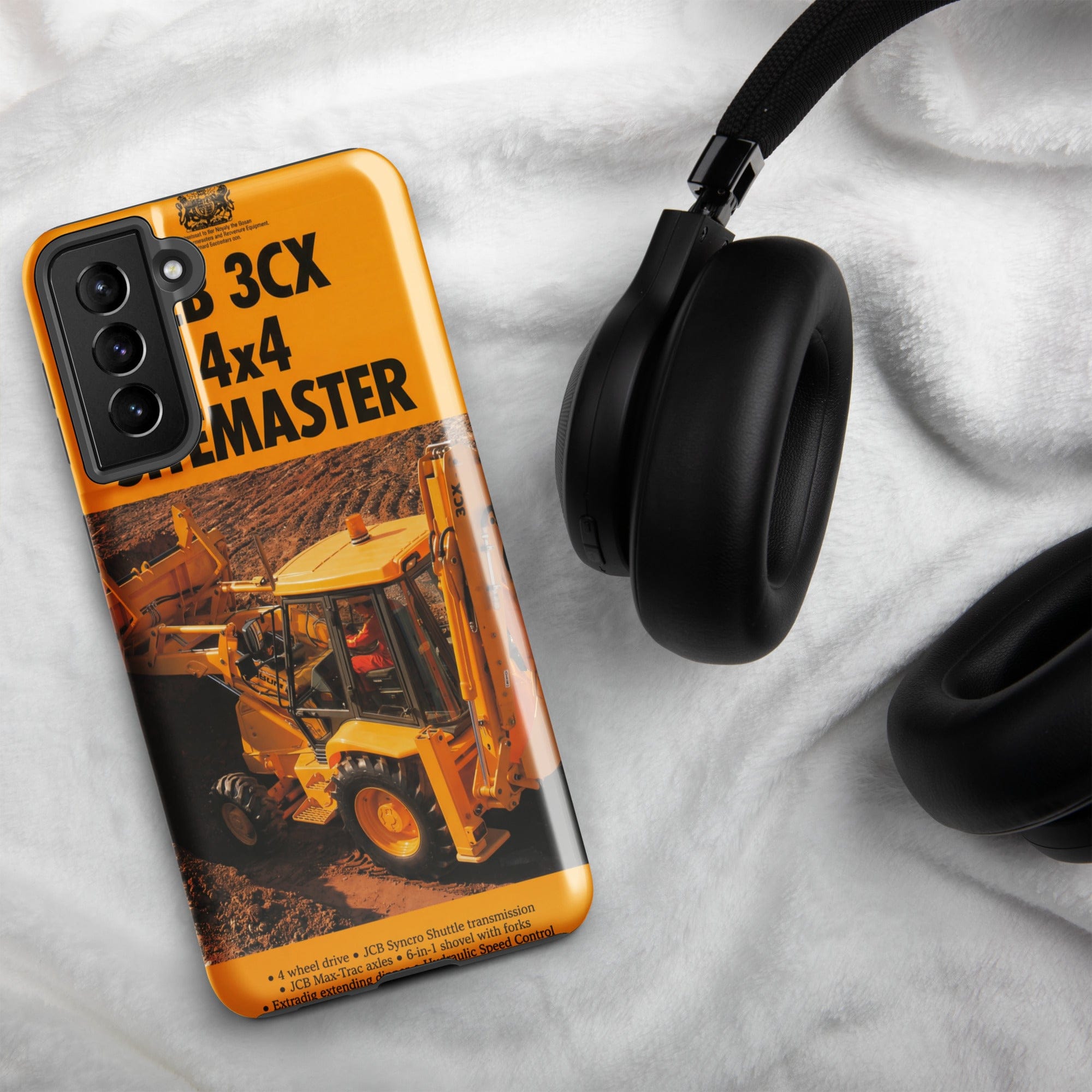 The Tractor Mugs Store Samsung Galaxy S21 Plus JCB 3CX Sitemaster Brochure | Tough case for Samsung® Quality Farmers Merch