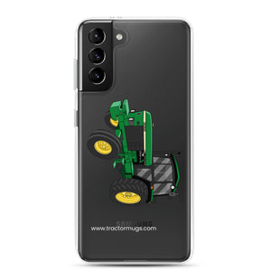 The Tractor Mugs Store Samsung Galaxy S21 Plus John Deere 3050 2WD | Clear Case for Samsung® Quality Farmers Merch