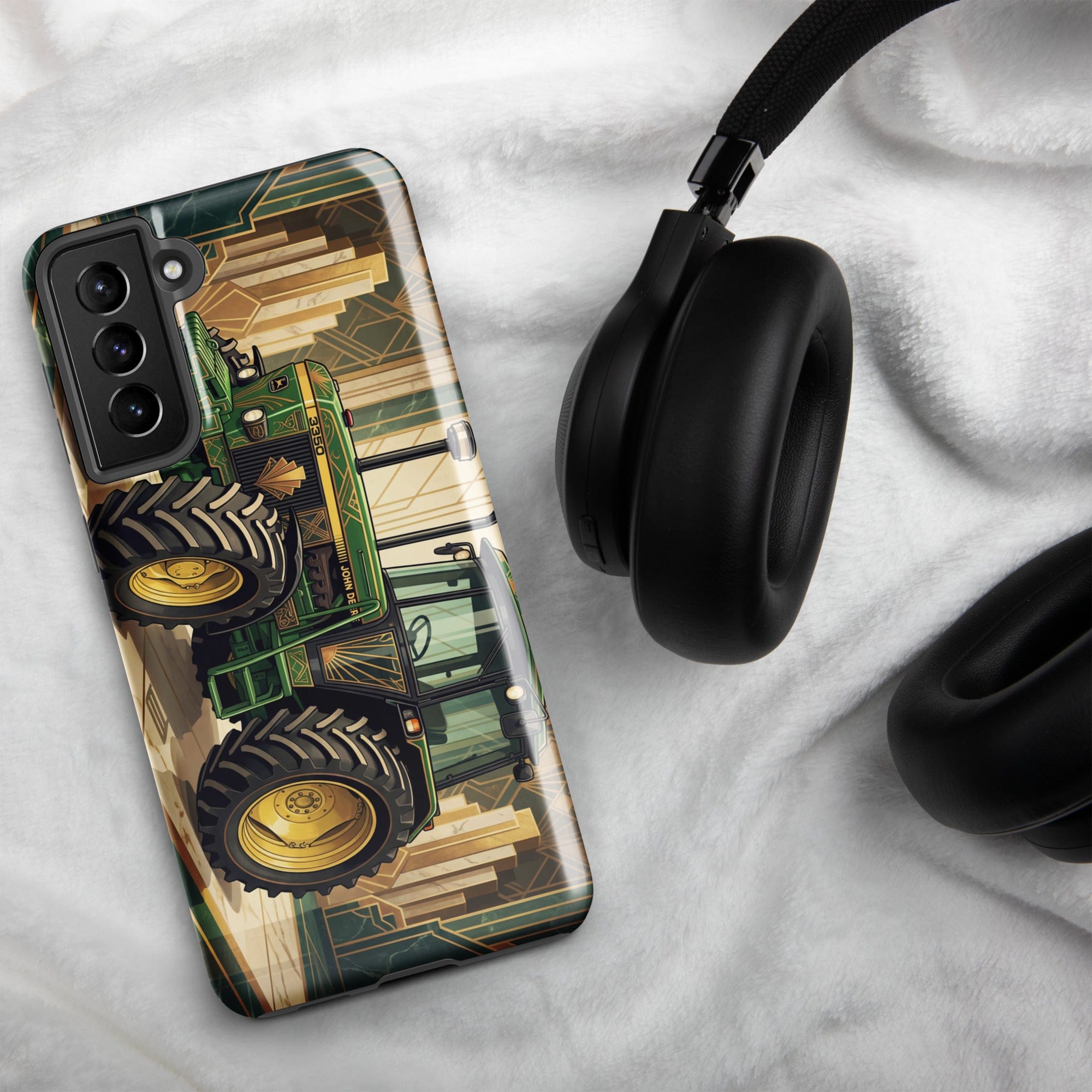 The Tractor Mugs Store Samsung Galaxy S21 Plus John Deere 3350 | Art Deco Tough case for Samsung® Quality Farmers Merch