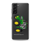 The Tractor Mugs Store Samsung Galaxy S21 Plus John Deere 6120 M | Clear Case for Samsung® Quality Farmers Merch