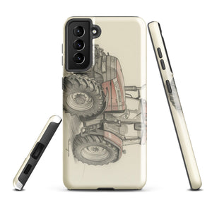 The Tractor Mugs Store Samsung Galaxy S21 Plus McCormick MTX 150 Signature Edition Pencil Sketch | Tough case for Samsung® Quality Farmers Merch