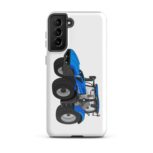 The Tractor Mugs Store Samsung Galaxy S21 Plus New Holland T6 180 Methane | Tough case for Samsung® Quality Farmers Merch