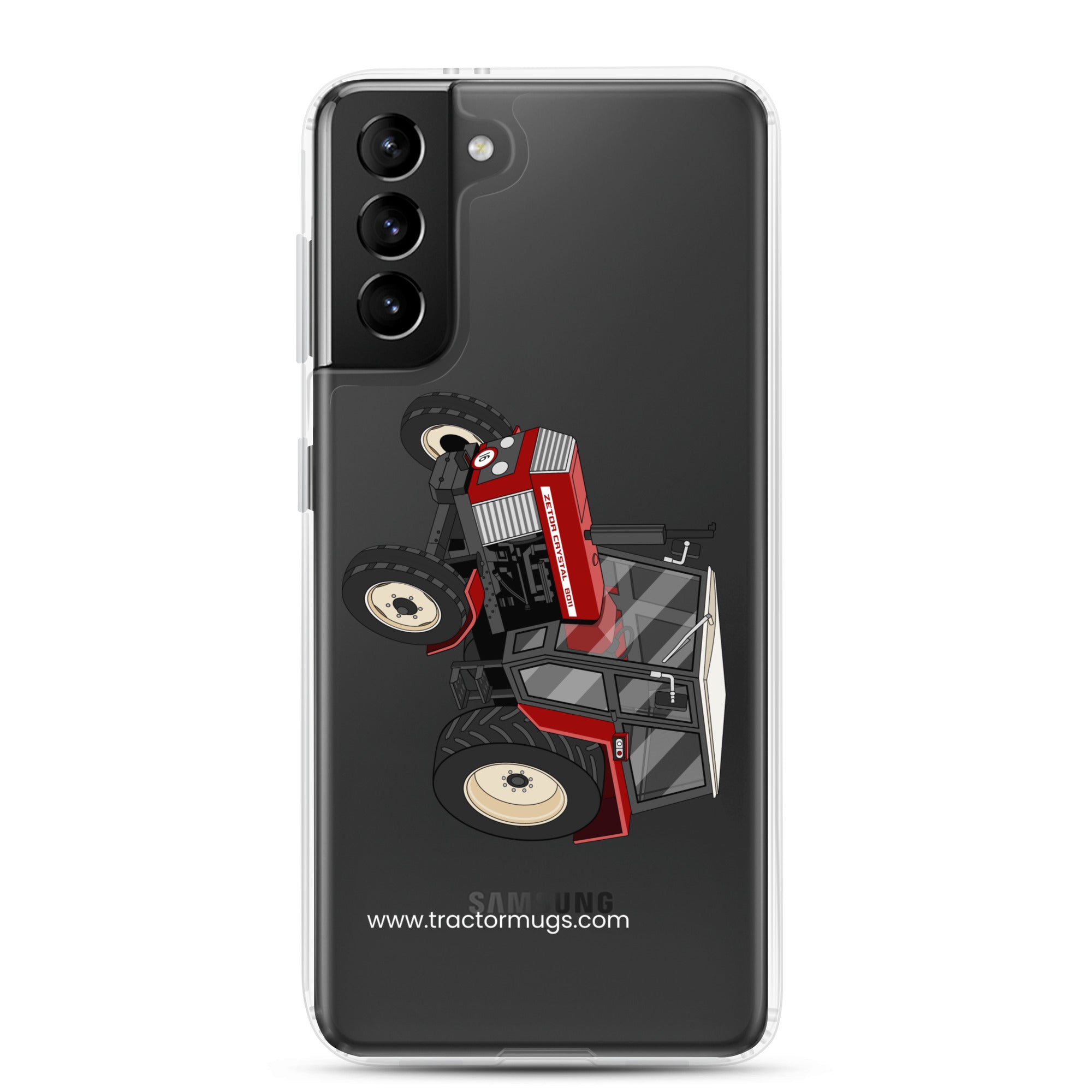 The Tractor Mugs Store Samsung Galaxy S21 Plus Zetor Crystal 8011 | Clear Case for Samsung® Quality Farmers Merch