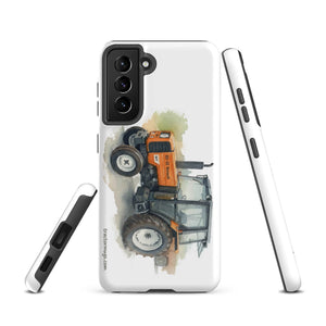 The Tractor Mugs Store Samsung Galaxy S21 Renault 65-32 MX Watercolor | Tough case for Samsung® Quality Farmers Merch