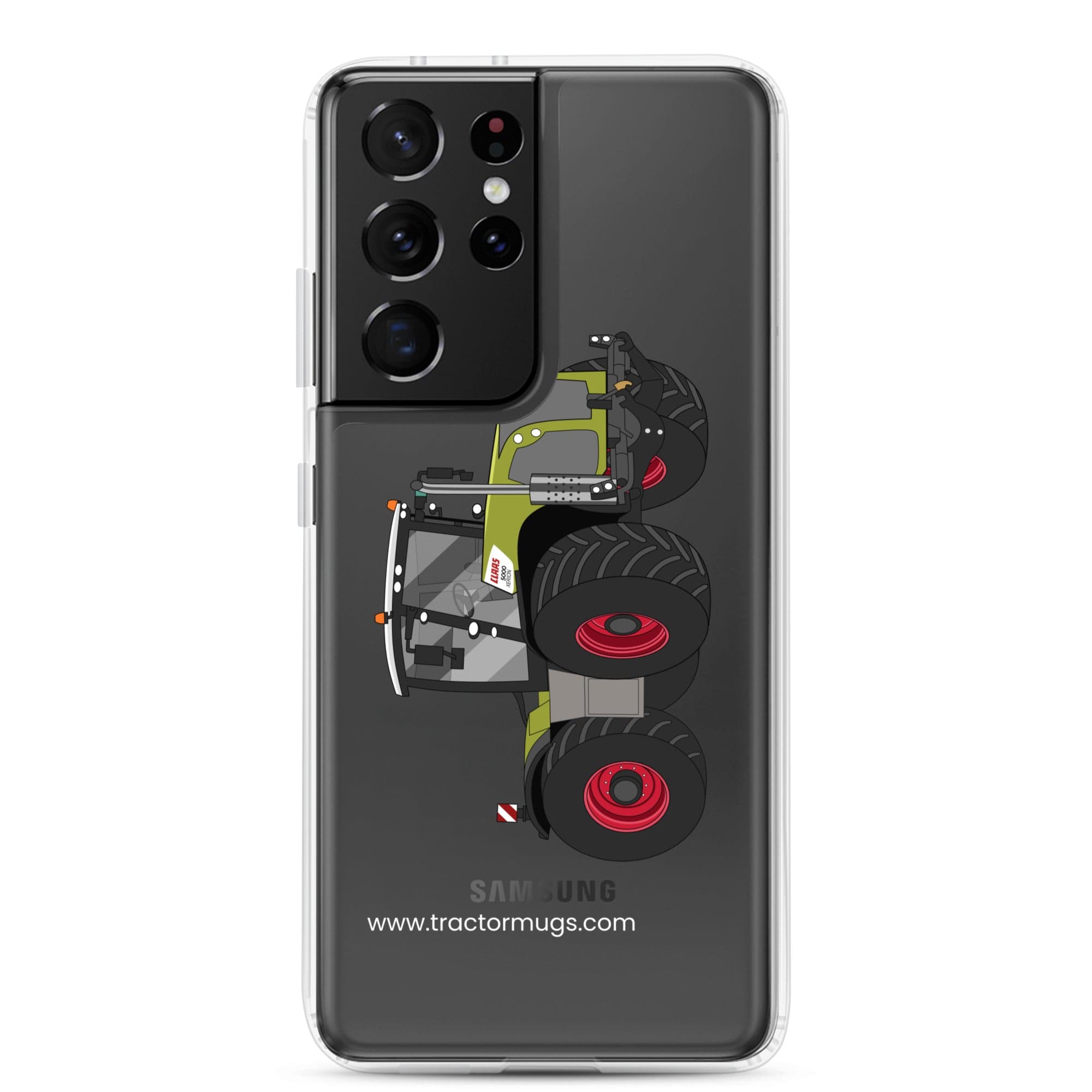 The Tractor Mugs Store Samsung Galaxy S21 Ultra Class Xerion 5000 Tractor VC | Clear Case for Samsung® Quality Farmers Merch