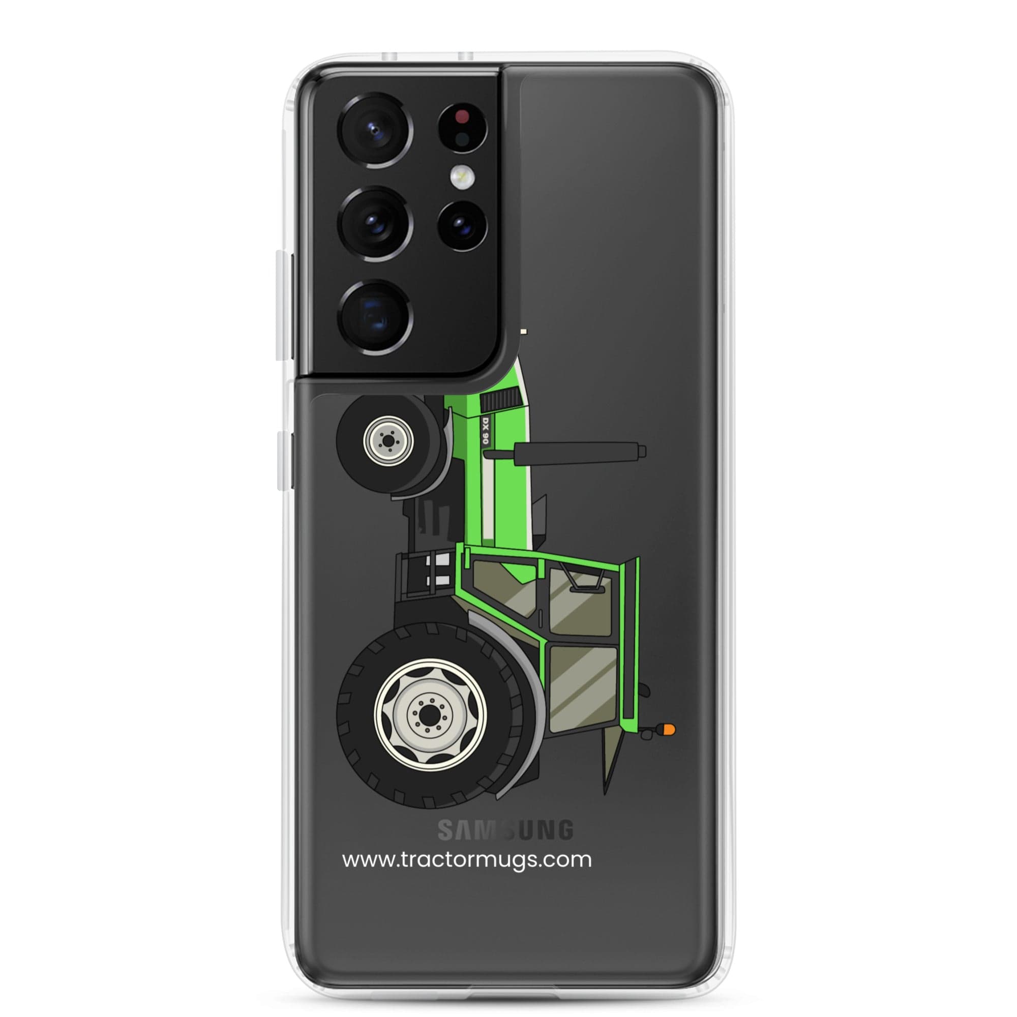 The Tractor Mugs Store Samsung Galaxy S21 Ultra Deutz DX 90 | Clear Case for Samsung® Quality Farmers Merch