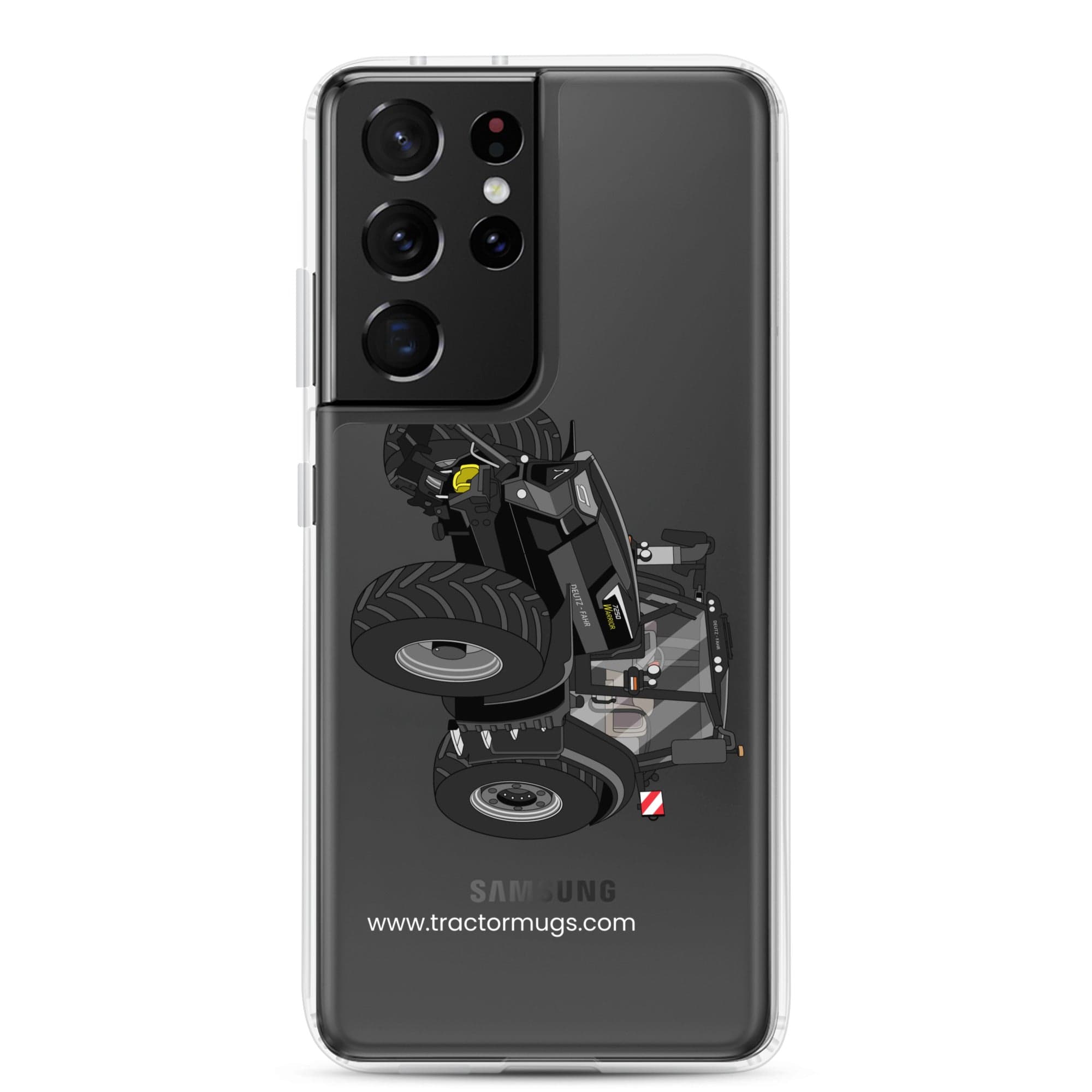 The Tractor Mugs Store Samsung Galaxy S21 Ultra Deutz-Fahr 7250 TTV Warrior Edition | Clear Case for Samsung® Quality Farmers Merch