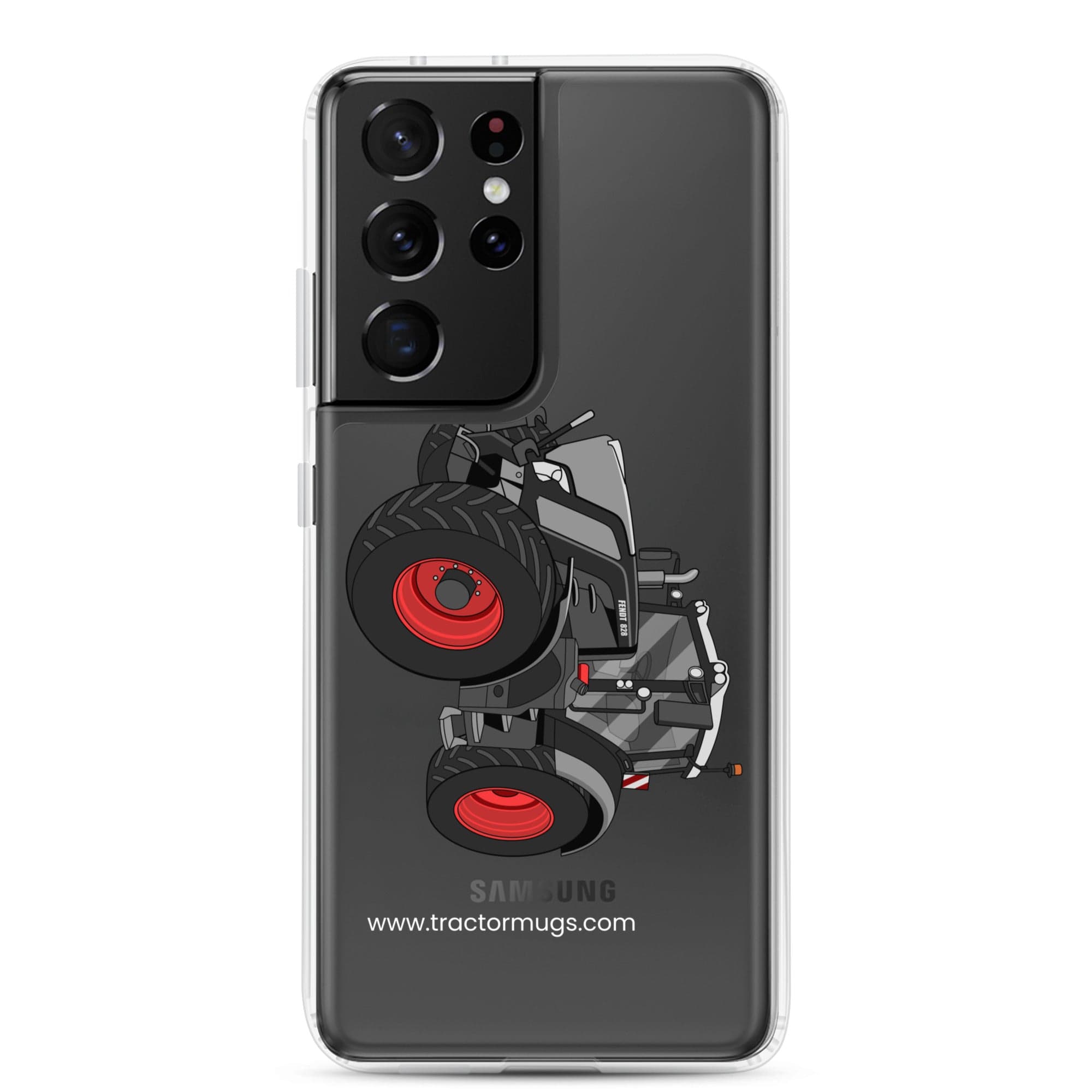 The Tractor Mugs Store Samsung Galaxy S21 Ultra Fendt 828 Profi Black Beauty | Clear Case for Samsung® Quality Farmers Merch