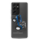 The Tractor Mugs Store Samsung Galaxy S21 Ultra Ford 6640 2WD | Clear Case for Samsung® Quality Farmers Merch