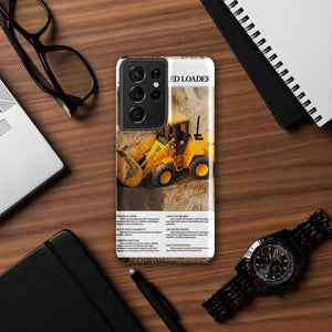 The Tractor Mugs Store Samsung Galaxy S21 Ultra JCB 415 Loader Advert | Tough case for Samsung® Quality Farmers Merch