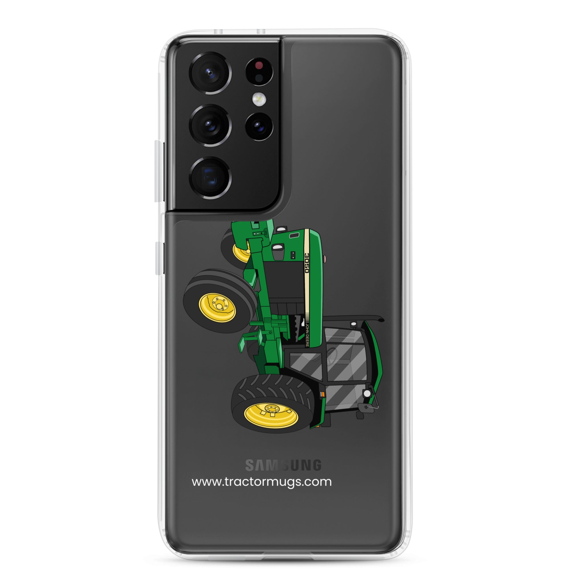 The Tractor Mugs Store Samsung Galaxy S21 Ultra John Deere 3050 2WD | Clear Case for Samsung® Quality Farmers Merch