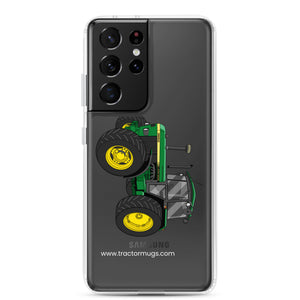 The Tractor Mugs Store Samsung Galaxy S21 Ultra John Deere 3650 | Clear Case for Samsung® Quality Farmers Merch