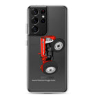 The Tractor Mugs Store Samsung Galaxy S21 Ultra Massey Ferguson 135 with cab  | Clear Case for Samsung® Quality Farmers Merch