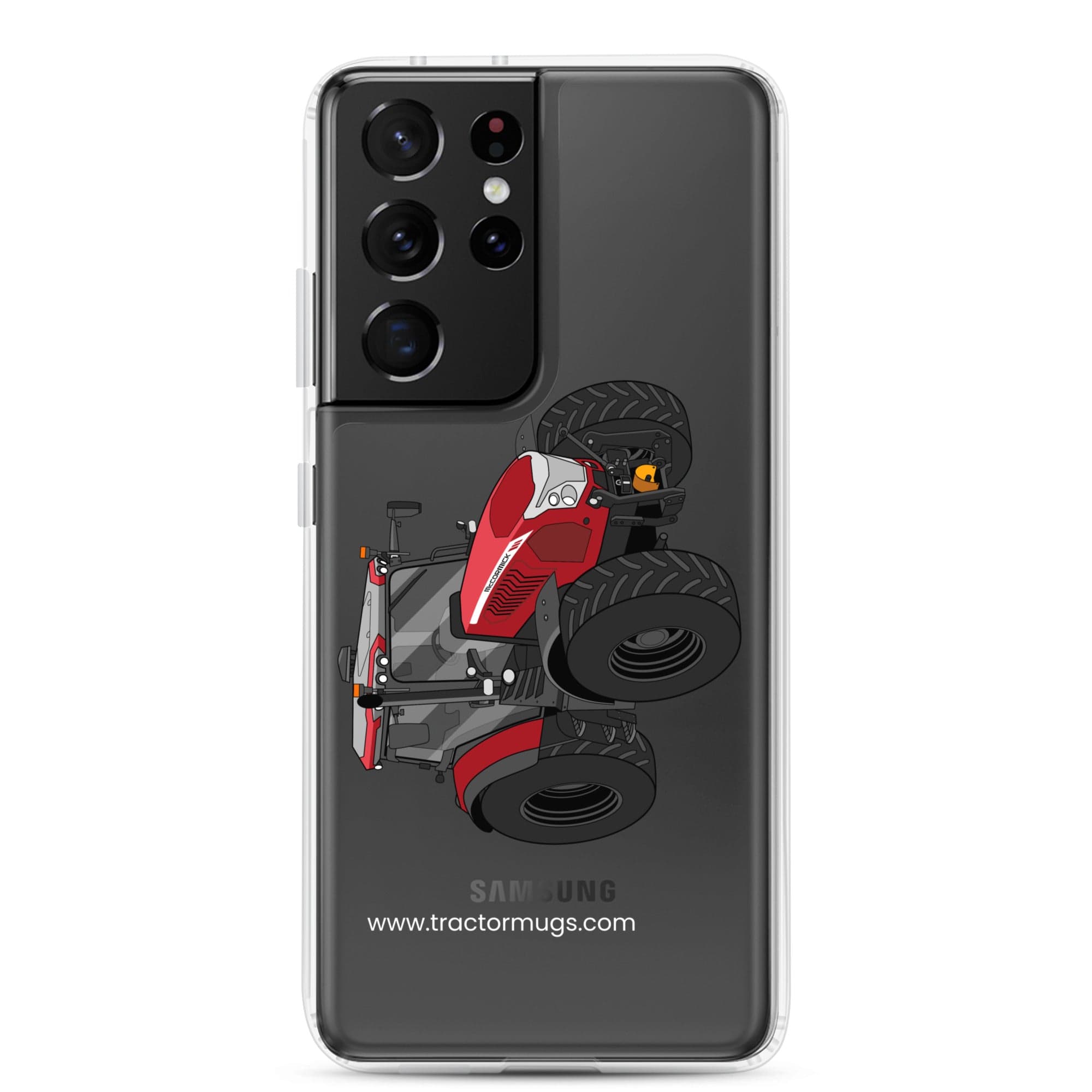 The Tractor Mugs Store Samsung Galaxy S21 Ultra McCormick X6 Vt Drive | Clear Case for Samsung® Quality Farmers Merch