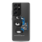 The Tractor Mugs Store Samsung Galaxy S21 Ultra New Holland The 7040-1 | Clear Case for Samsung® Quality Farmers Merch