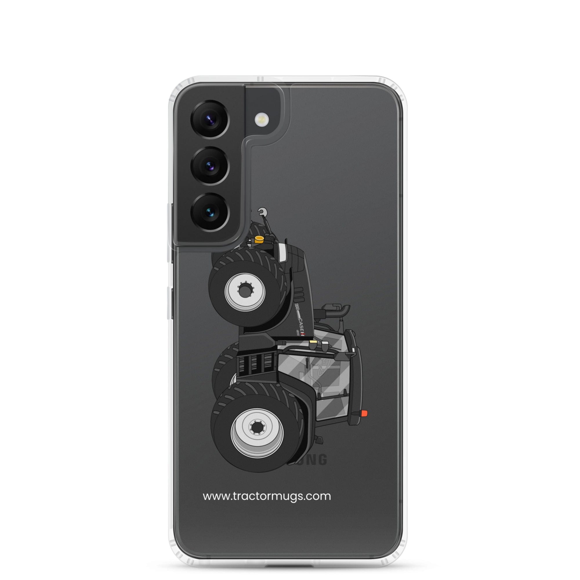 The Tractor Mugs Store Samsung Galaxy S22 Case IH 195 CVX Black | Clear Case for Samsung® Quality Farmers Merch