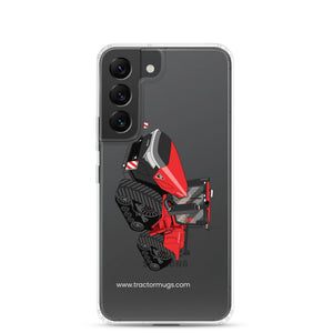 The Tractor Mugs Store Samsung Galaxy S22 Case IH Quadtrac 715 | Clear Case for Samsung® Quality Farmers Merch