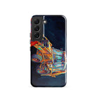 The Tractor Mugs Store Samsung Galaxy S22 JCB 3CX White Cabin | Splash Art Tough case for Samsung® Quality Farmers Merch