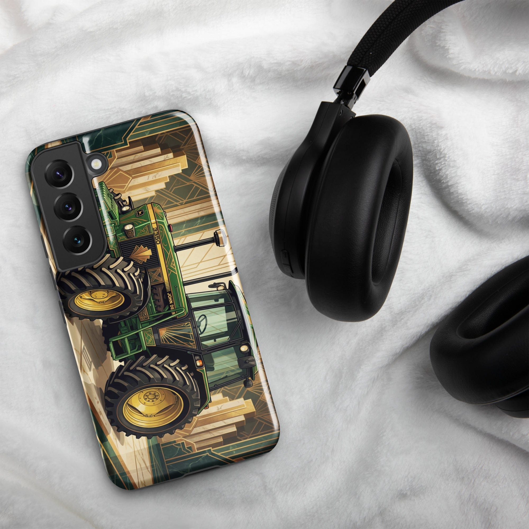 The Tractor Mugs Store Samsung Galaxy S22 John Deere 3350 | Art Deco Tough case for Samsung® Quality Farmers Merch