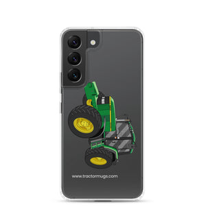The Tractor Mugs Store Samsung Galaxy S22 John Deere 6900  | Clear Case for Samsung® Quality Farmers Merch