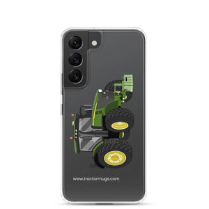 The Tractor Mugs Store Samsung Galaxy S22 John Deere 7310R | Clear Case for Samsung® Quality Farmers Merch