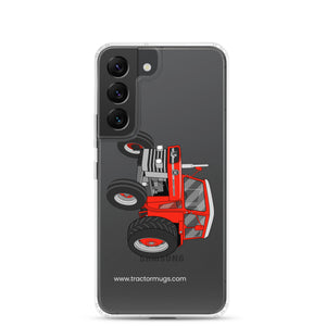 The Tractor Mugs Store Samsung Galaxy S22 Massey Ferguson 165 | Clear Case for Samsung® Quality Farmers Merch